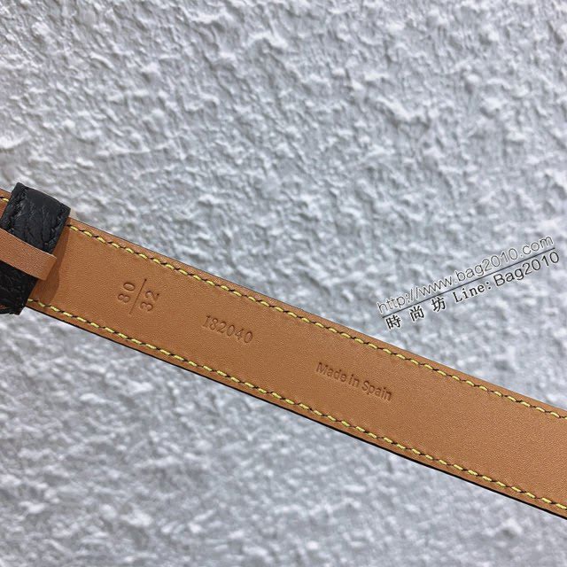 LOEWE女士皮帶 羅意威雙面用粒面小牛皮腰帶  jjp2152
